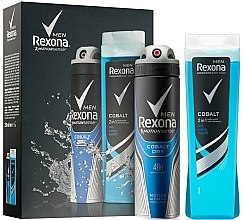 Духи, Парфюмерия, косметика Набор - Rexona Men Cobalt Deo (deo/150ml + sh/gel/250ml)