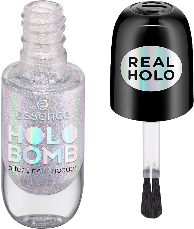 Лак для нігтів - Essence Holo Bomb Effect Nail Lacquer — фото N2
