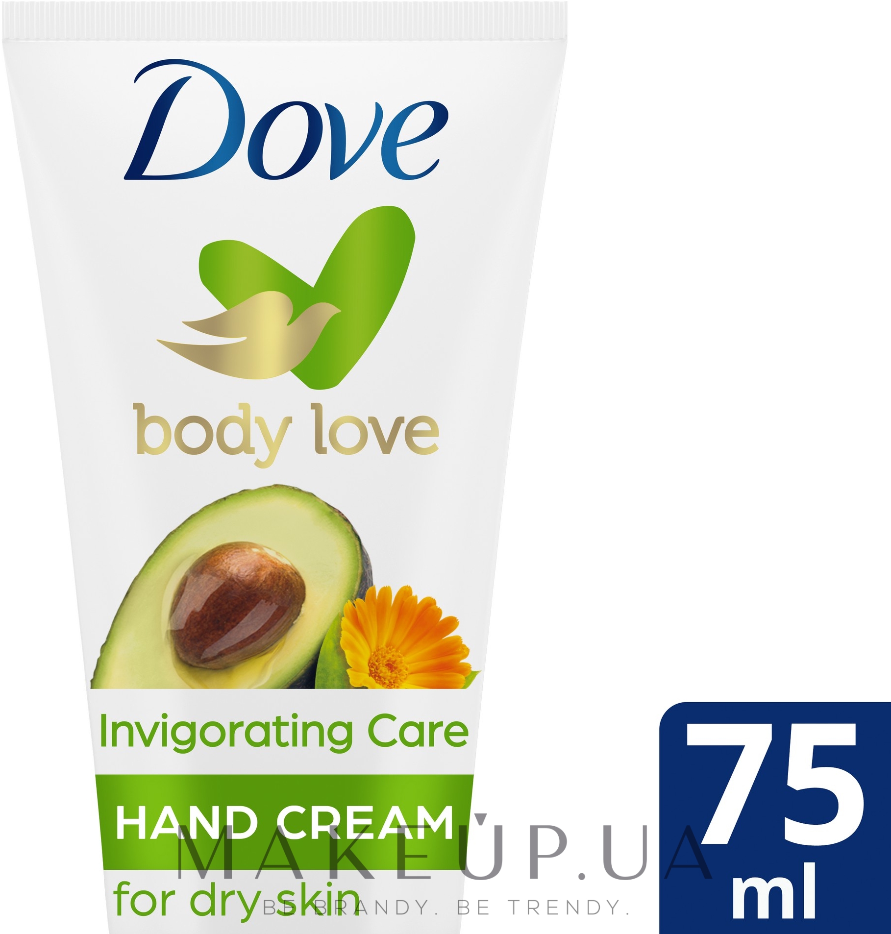 Крем для рук з олією авокадо і екстрактом календули - Dove — фото 75ml