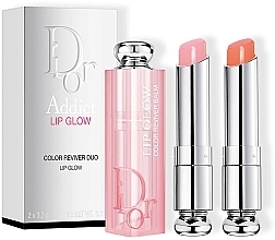 Духи, Парфюмерия, косметика Набор - Dior Addict Lip Glow (lip/balm/3.2g + lip/balm/3.2g)