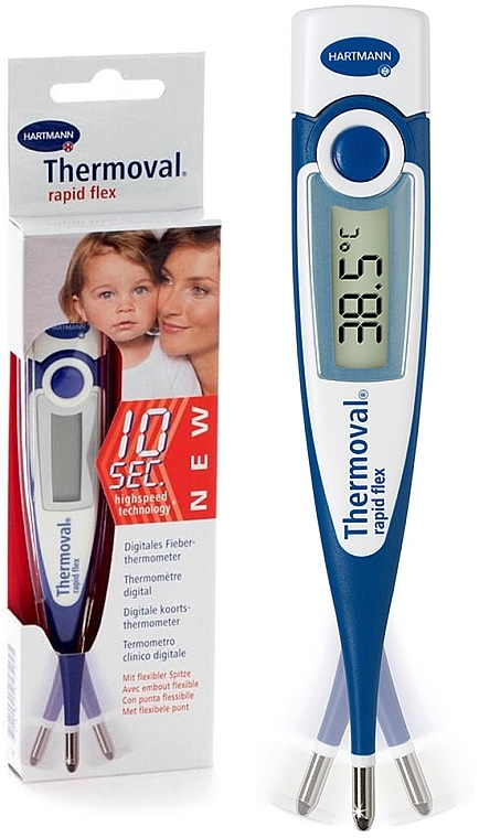 Медицинский термометр - Hartmann Thermoval Kids Flex Digital Thermometer — фото N1