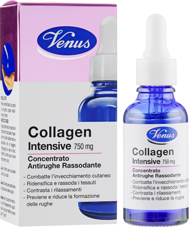 Концентрат від зморщок з колагеном "Інтенсивне відновлення" - Venus Collagen Intensive