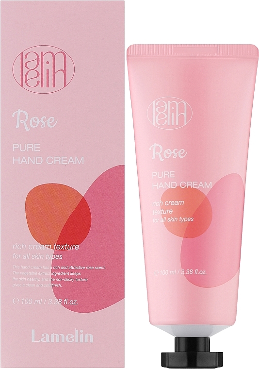Крем для рук "Rose" - Lamelin Pure Hand Cream — фото N2