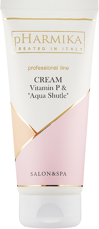 Крем для обличчя з вітаміном Р - pHarmika Cream Vitamin P & Aqua Shutle