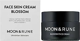 Високоактивний крем для обличчя "Blossom" з тропічними водоростями - Moon&Rune Face Cream — фото N3