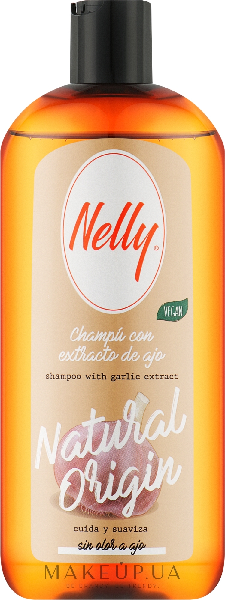 Шампунь для волосся з екстрактом часнику - Nelly Natural Origin Shampoo — фото 400ml