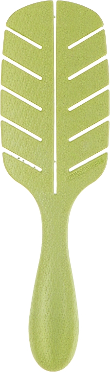 Масажна біощітка для волосся "Зелена" - Solomeya Scalp Massage Bio Hair Brush Green — фото N2