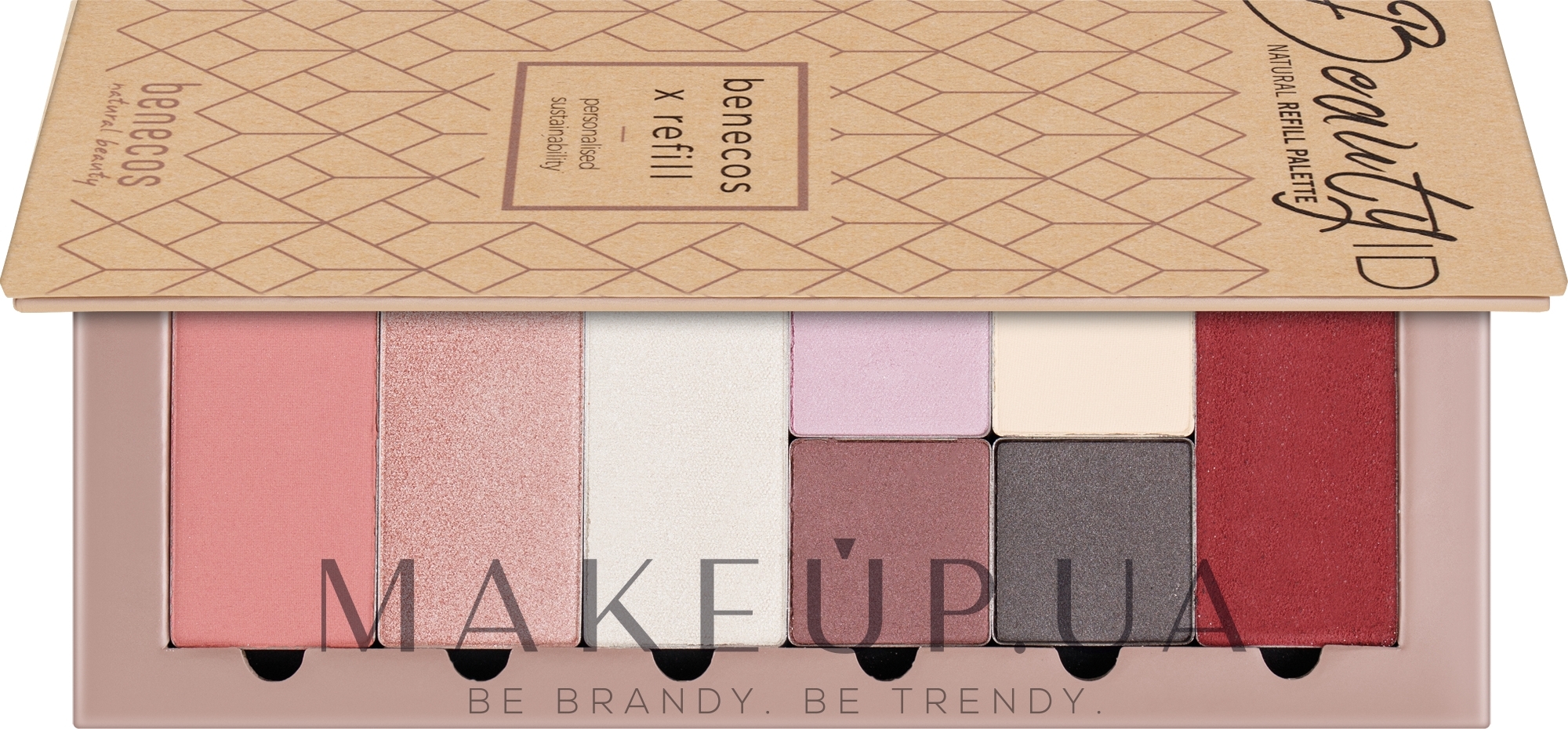 Палетка для макияжа - Benecos Beauty ID Stockholm Natural Refill Palette (сменный блок) — фото 18g