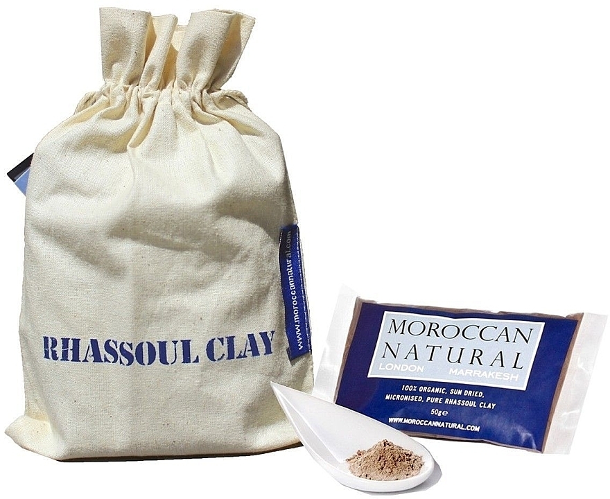 Глина для тіла та волосся - Moroccan Natural Rhassoul Clay — фото N1