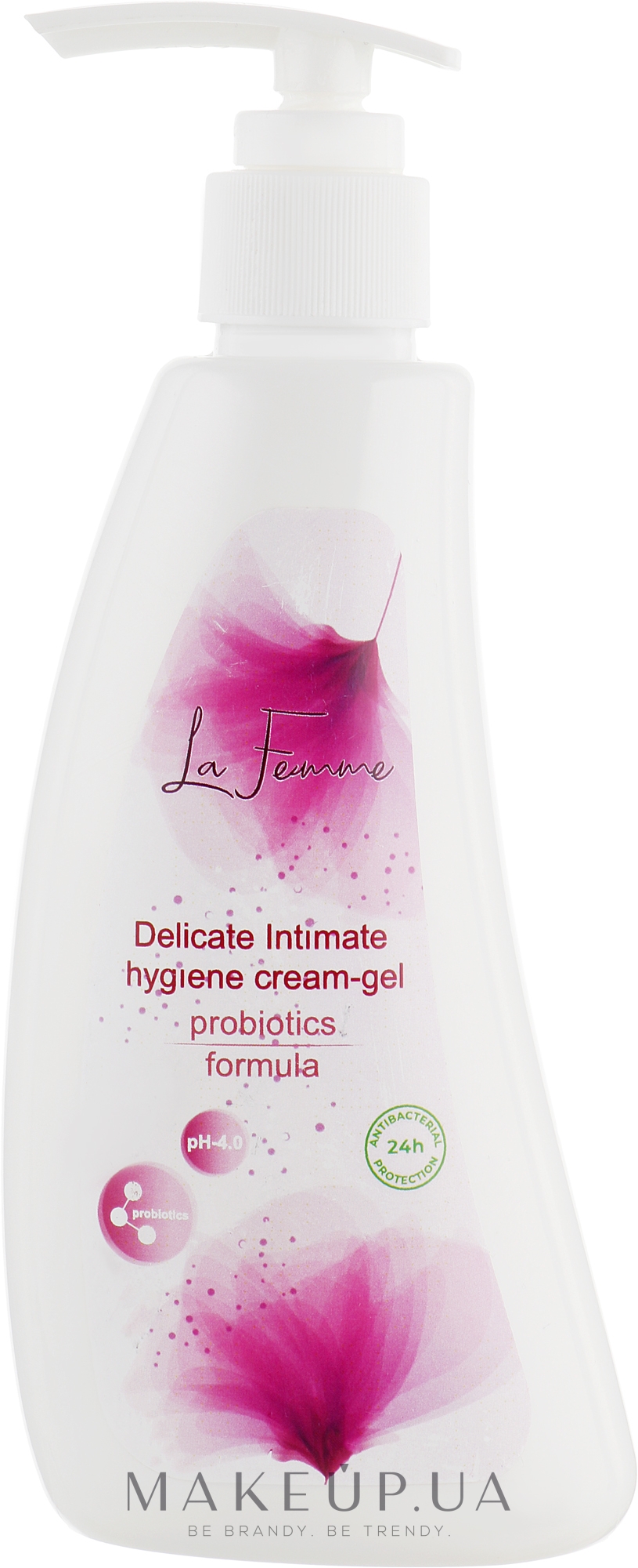 Делікатний крем-гель для інтимної гігієни з пробіотиками - J'erelia LaFemme Delicate Intimate Hygiene Cream-gel Probiotics Formula — фото 250ml