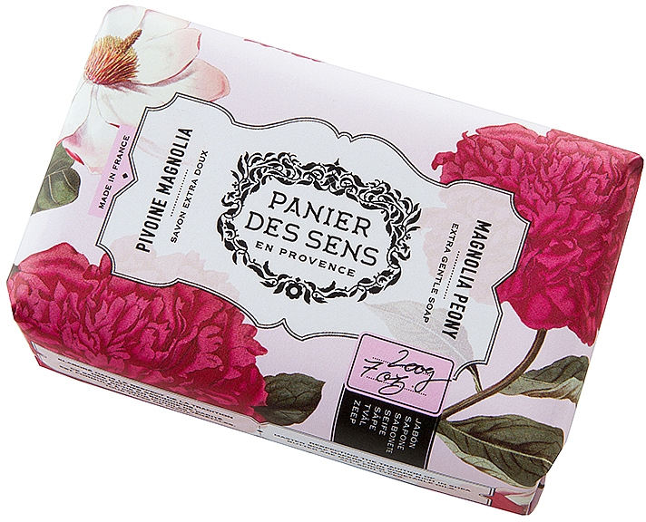 Экстра-нежное мыло масло ши "Магнолия Пион" - Panier Des Sens Extra Gentle Natural Soap with Shea Butter Magnolia Peony