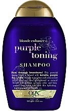 Шампунь для світлого волосся - OGX Blonde Enhance+ Purple Toning Shampoo — фото N1