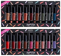 Парфумерія, косметика NYX Professional Makeup Sugar Trip Lippie (lipstick/12x4.7ml + lipstick/6x 1.6ml + lip/pencil/18x0.6g) - Набір