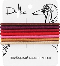 Духи, Парфюмерия, косметика Набор разноцветных резинок для волос UH717706, 7 шт - Dulka 