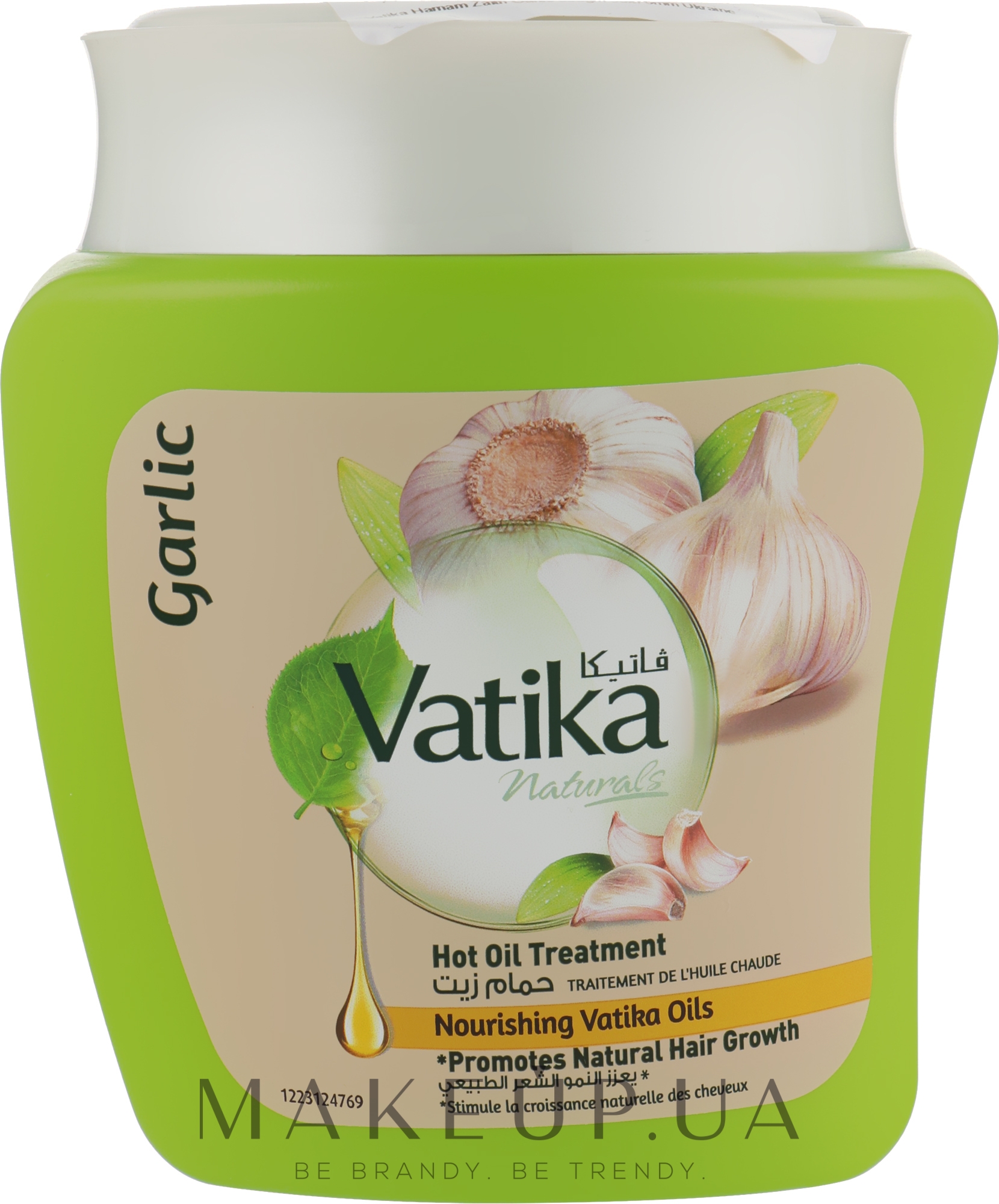 Маска для волос с экстрактом чеснока - Dabur Vatika Garlic Hot Oil Treatment Cream — фото 500g