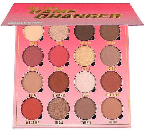 Палетка теней для век - Makeup Obsession Be The Game Changer Eyeshadow Palette — фото N1