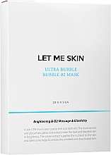 Парфумерія, косметика Маска бульбашкова - Let Me Skin Ultra Bubble O2 Mask