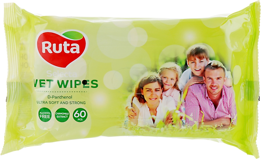 Универсальные влажные салфетки для всей семьи - Ruta Selecta  — фото N1