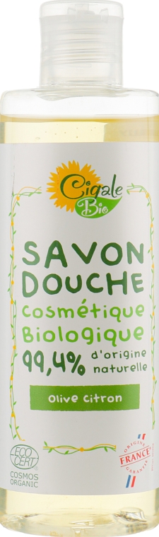 Гель-мило для душу з олією оливи - La Cigale Bio Shower Gel Soap — фото N1
