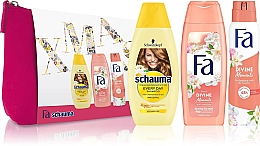 Парфумерія, косметика Набір - Fa & Schauma Multibrand Xmas Gift Set For Women (deo/150ml + sh/gel/250ml + shm/400ml + bag)