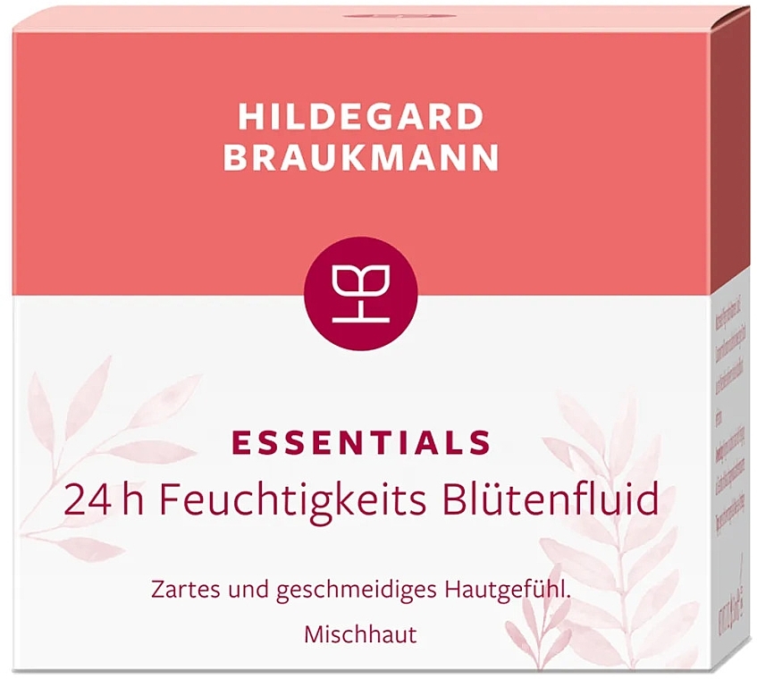 Зволожувальний флюїд для обличчя - Hildegard Braukmann Essentials 24H Moisturising Blossom Fluid — фото N2