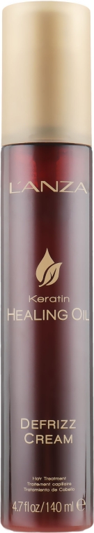 Разглаживающий крем для волос - L'anza Keratin Healing Oil Defrizz Cream