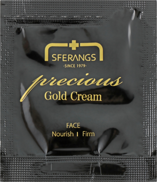 Крем для лица, золотой - Sferangs Precious Gold Cream (пробник)