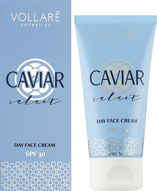 Омолаживающий дневной крем для лица с черной икрой - Vollare Cosmetics Caviar Extract Soothing Day Face Cream SPF 30 — фото N2