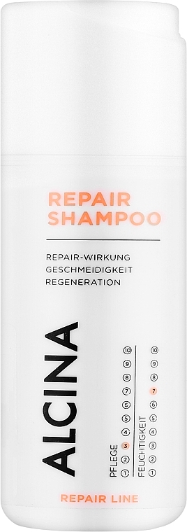 Відновлювальний шампунь для пошкодженого й сухого волосся - Alcina Repair Shampoo — фото N1