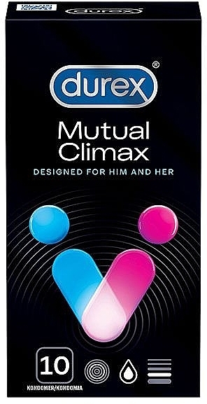 Презервативи, 10 шт - Durex Mutual Climax — фото N1