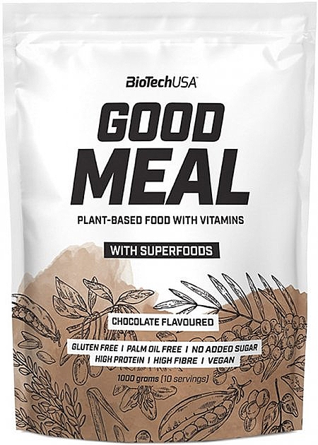 Заменитель питания со вкусом шоколада - BioTechUSA Good Meal Chocolate — фото N1