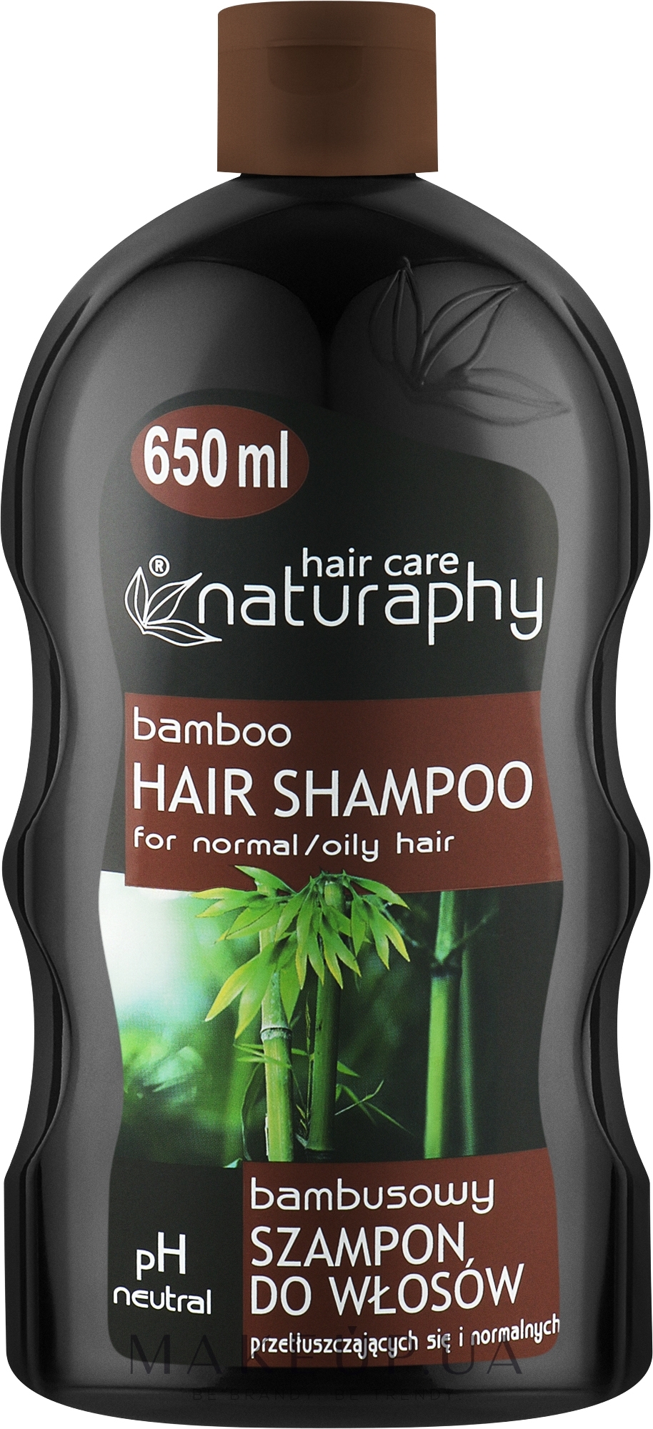 Шампунь для жирного й нормального волосся "Бамбук" - Bluxcosmetics Naturaphy Shampoo — фото 650ml