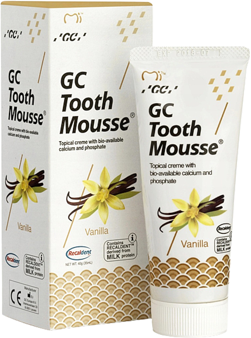 Крем для зубов без фтора - GC Tooth Mousse Vannilla  — фото N1