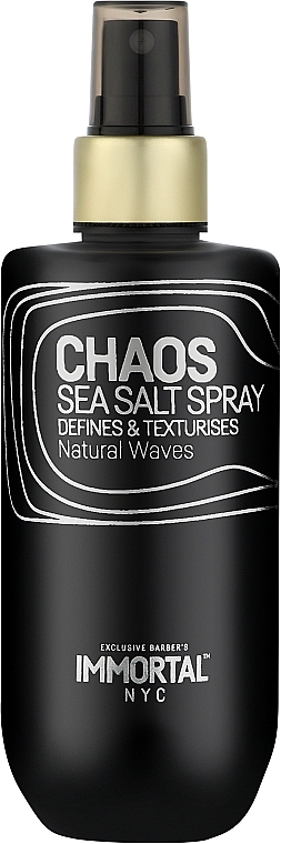 Сольовий спрей для волосся - Immortal Nyc Chaos Sea Salt Spray — фото N1