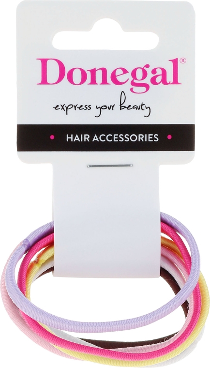 Резинки для волос 6 шт, FA-9934, цветные - Donegal — фото N1