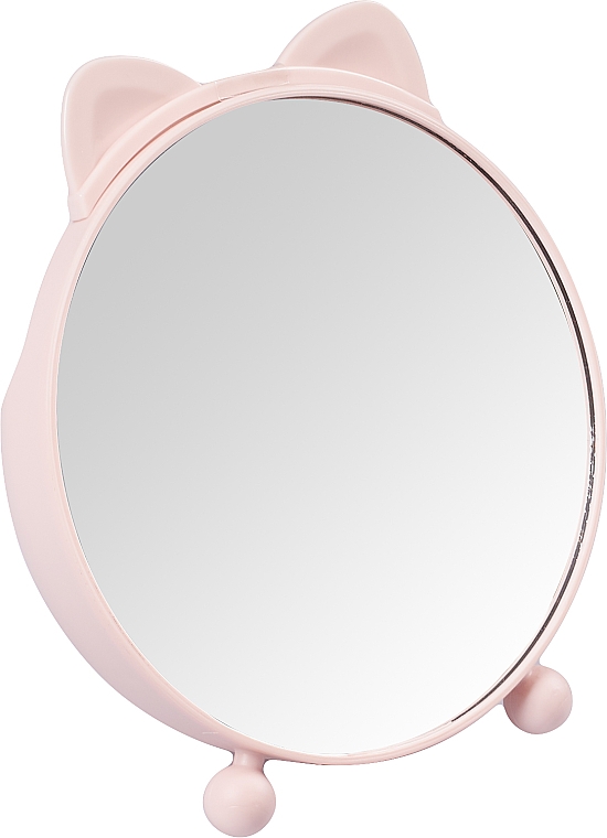Зеркало "Cat", 85772, розовое - Top Choice — фото N1