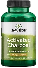 Парфумерія, косметика Харчова добавка "Активоване вугілля", 260 мг - Swanson Premium Activated Charcoal