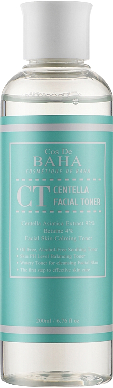 Тонер для лица с центеллой - Cos De BAHA Centella Facial Toner — фото N1