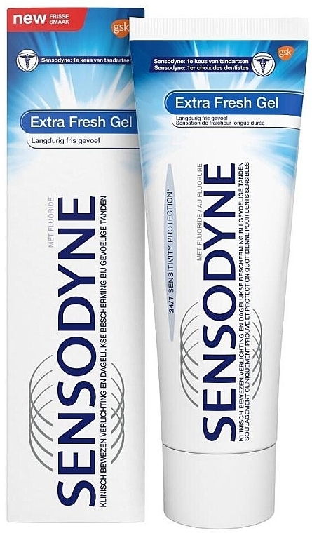 Зубна паста-гель для чутливих зубів - Sensodyne Extra Fresh Gel — фото N3