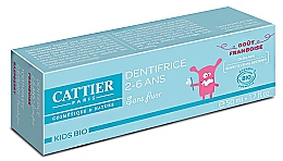 Парфумерія, косметика Зубна паста для дітей 2-6 років - Cattier Baby Raspberry Toothpaste