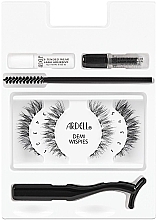 Набор - Ardell X-Tended Wear Lash System 135 (lashes/4pcs + clay/1ml + rem/1ml + appl/1pcs + brush/1pcs) — фото N2