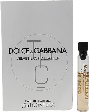 Dolce & Gabbana Velvet Black Patchouli - Парфюмированная вода (пробник)