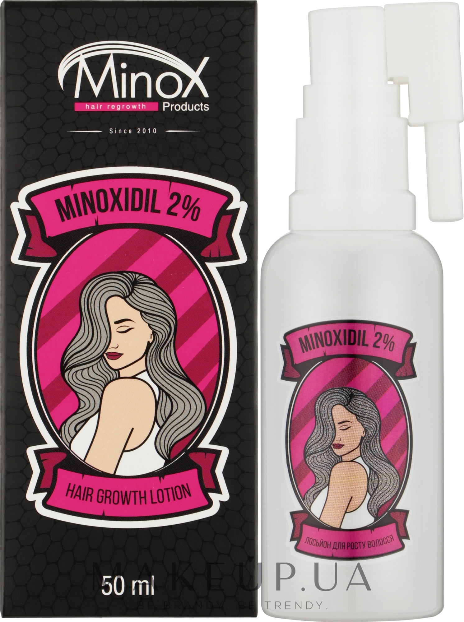Лосьон-спрей для роста волос - MinoX 2 Lotion-Spray For Hair Growth — фото 50ml
