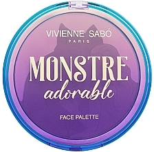 Духи, Парфюмерия, косметика Палетка для контуринга - Vivienne Sabo Palette Monstre Adorable 