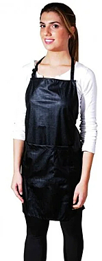 Фартух, чорний з 3-ма кишенями - Eurostil — фото N1