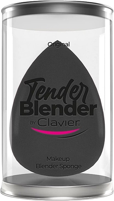 Спонж для макияжа, черный - Clavier Tender Blender Super Soft — фото N1