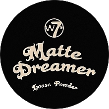 Духи, Парфюмерия, косметика Рассыпчатая пудра для лица - W7 Matte Dreamer Loose Powder