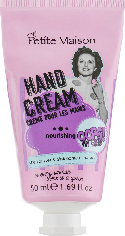 Крем для рук з маслом ши і екстрактом рожевого помело - Petite Maison Nourishing Hand Cream — фото N1
