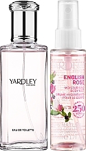 Yardley English Rose - Набор (edt/50ml + spray/50ml) — фото N2