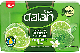 Парфумерія, косметика Гліцеринове мило "Лайм" - Dalan Savon De Marseille Glycerine Soap Organic Lime